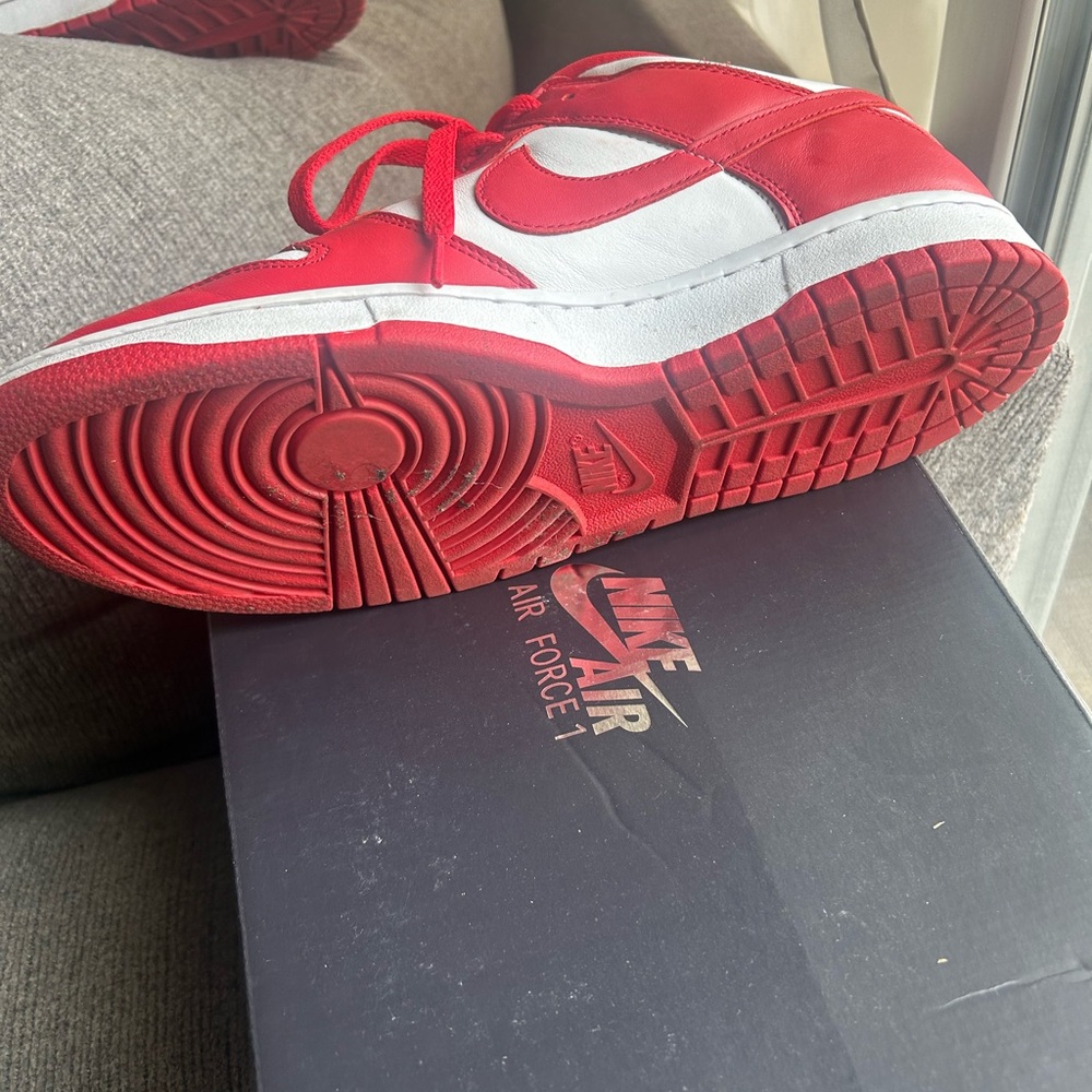Nike Red and White Athletic Shoes - Picture 5 of 5